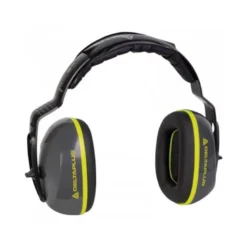 CASCO ANTIRUIDO DELTAPLUS CON OREJERAS ABS AJUSTABLE EN ALTURA NORMA SNR 26 DB COLOR GRIS