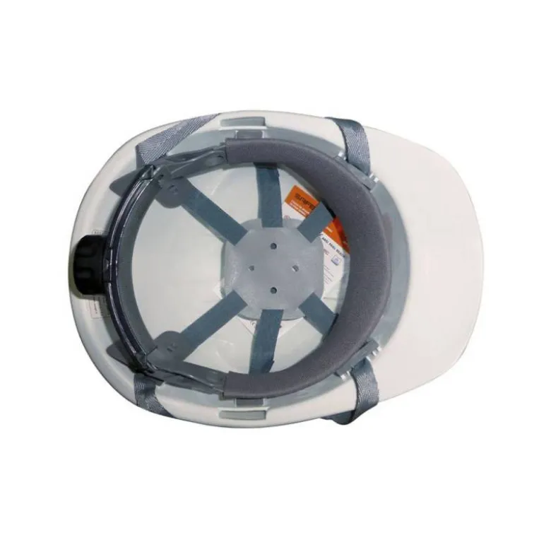 CASCO DE HDPE SAFETOP ER SERIES CON BARBOQUEJO Y ROSCA EN397 AMARILLO