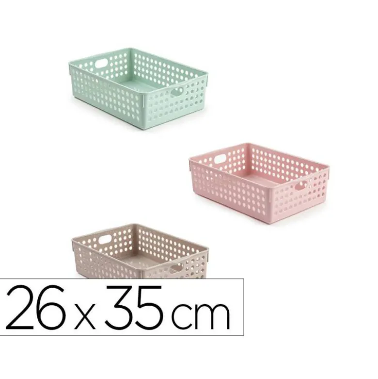 CESTA ORDENACION PLASTIFORTE ATLAS Nº 4 260X350 MM COLORES SURTIDOS