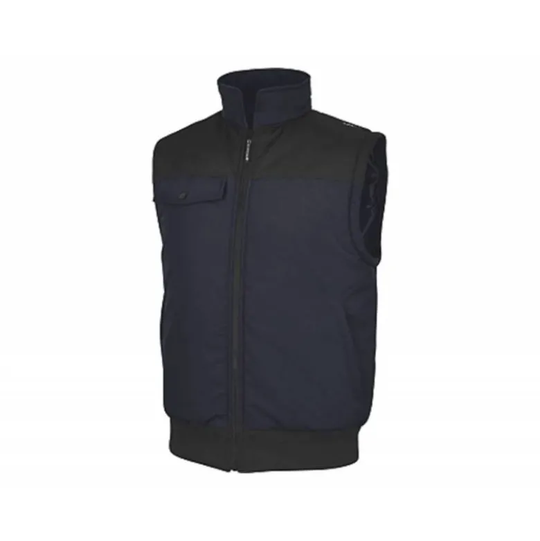 CHALECO DELTAPLUS MULTIBOLSILLOS CON CREMALLERA Y MANGAS DESMONTABLES 80% POLIESTER 20% ALGODON TALLA 3XL