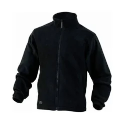 CHAQUETA DELTAPLUS POLAR CON CREMALLERA 2 BOLSILLOS COLOR NEGRO TALLA L