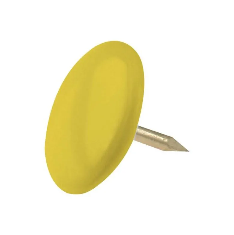 CHINCHETA LISMANIA OFFICE COLOR AMARILLO CAJA DE 100 UNIDADES
