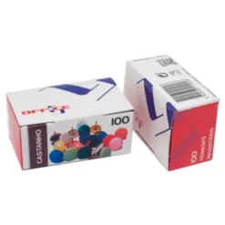 CHINCHETA LISMANIA OFFICE COLOR MARRON CAJA DE 100 UNIDADES