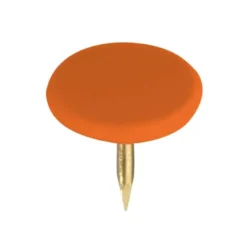 CHINCHETA LISMANIA OFFICE COLOR NARANJA CAJA DE 100 UNIDADES