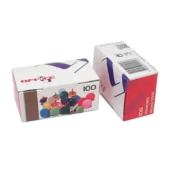 CHINCHETA LISMANIA OFFICE LATONADA CAJA DE 100 UNIDADES
