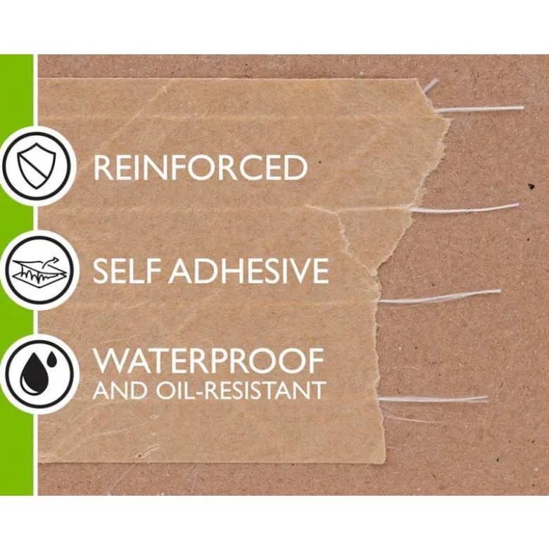 CINTA ADHESIVA Q-CONNECT REFORZADA KRAFT 50MT X 50 MM PARA EMBALAJE