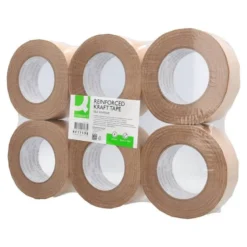 CINTA ADHESIVA Q-CONNECT REFORZADA KRAFT 50MT X 50 MM PARA EMBALAJE