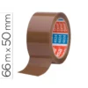 CINTA ADHESIVA TESA POLIPROPILENO MARRON 66 M X 50 MM PARA EMBALAJE BAJO RUIDO
