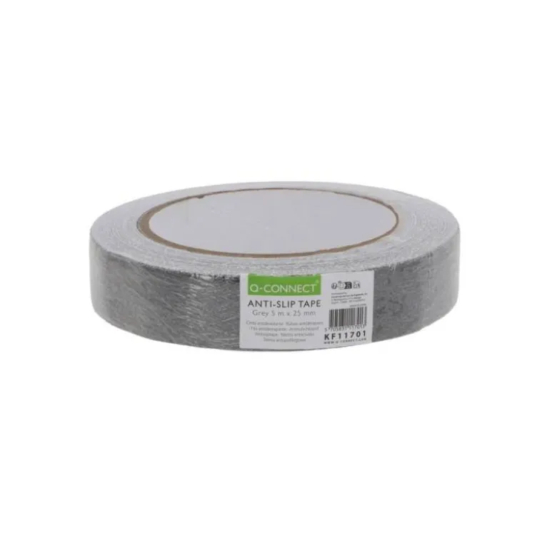 CINTA ANTIDESLIZANTE Q-CONNECT GRIS 5 M X 25 MM