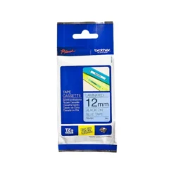 Cinta Brother TZE-531 12mm (ancho) x 8m (largo) laminada azul/negro