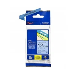 Cinta Brother TZE-531 12mm (ancho) x 8m (largo) laminada azul/negro
