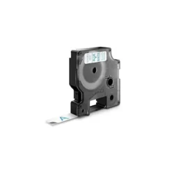Cinta Dymo D1 Azul sobre Blanco Poliéster