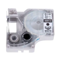 Cinta Dymo D1 Blanco Poliéster 9mmx7mt