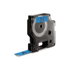 Cinta Dymo D1 Fondo Azul Poliester