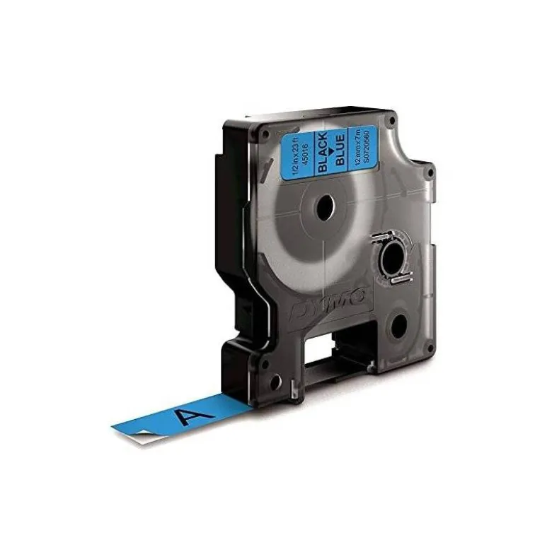 Cinta Dymo D1 Fondo Azul Poliester