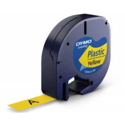 Cinta Dymo Letratag LT Amarillo Plástico