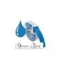 Cinta Dymo relieve en 3D 9mmx3m Azul