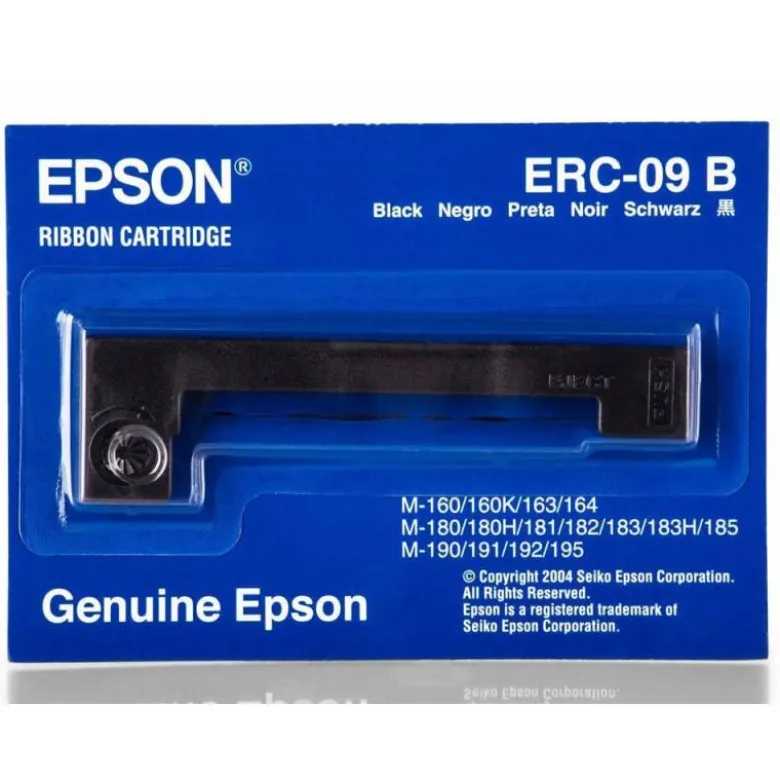 Cinta Epson TPV ERC‑09B color negro S015354