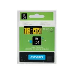 Cinta marca Dymo consumible rotuladora negro-amarillo D1