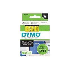 Cinta marca Dymo consumible rotuladora negro-amarillo D1