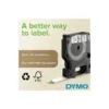 Cinta marca Dymo rhino nylon flexible blanco/negro