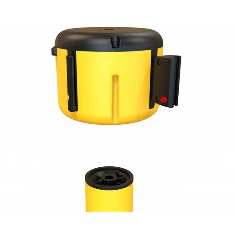 CINTA PORTATIL FARU RETRACTIL PLASTIFICADA AMARILLA/NEGRA LONGITUD 9 MT