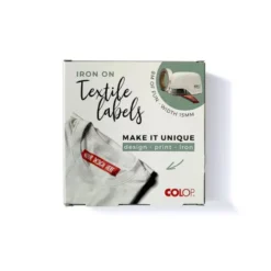 CINTA TEXTIL COLOP TAFETAN TERMO ADHESIVA ANCHO 15 MM PARA IMPRESORA E-MARK ROLLO DE 8 MT