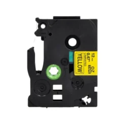 Cinta tze-631 Amarillo/Negro Q-connect 12mm x 8 mt.