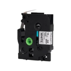 Cinta tze-231 Blanco/Negro Q-connect 12mm x 8 mt