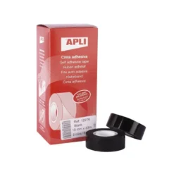 Cinta adhesiva Apli negro
