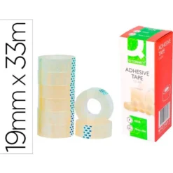 Cinta adhesiva marca Q-Connect 33 mt x 19 mm