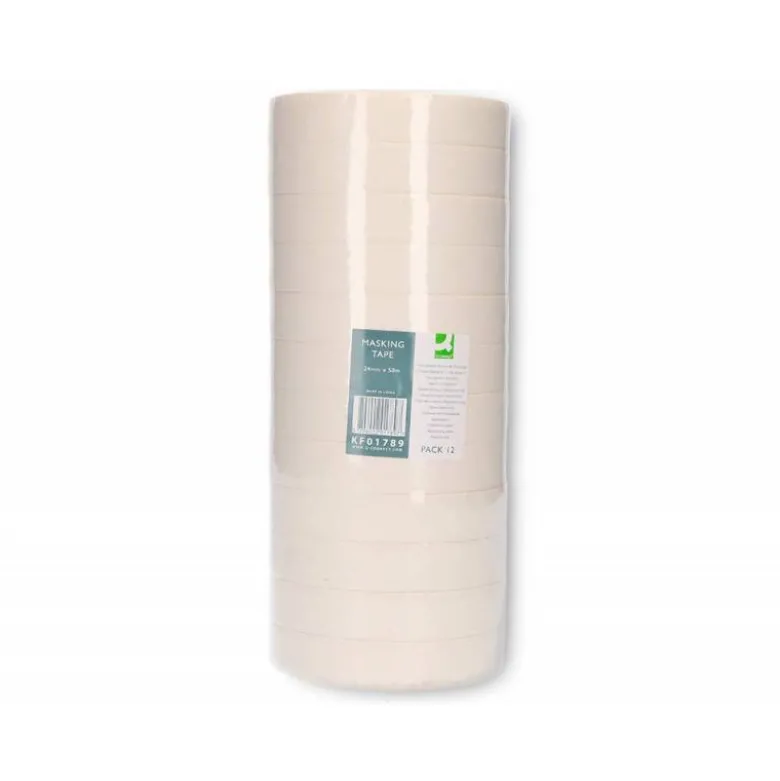 Cinta adhesiva marca Q-Connect Pintor 50 mt x 24 mm