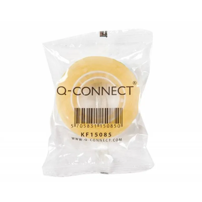 Cinta adhesiva marca Q-Connect 33mt x 12mm encelofanada