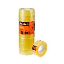 Cinta adhesiva marca Scotch 508 acordeon paquete de 8 rollos