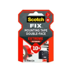 Cinta adhesiva marca Scotch doble cara super resistente