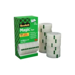 Cinta adhesiva marca Scotch magic transparente pack de 14