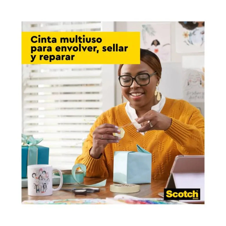 Cinta adhesiva marca Scotch transparente pack de 8
