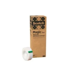 Cinta adhesiva marca Scoth-Magic invisible pack de 9 rollos