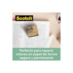 Cinta adhesiva marca Scoth-Magic invisible pack de 9 rollos
