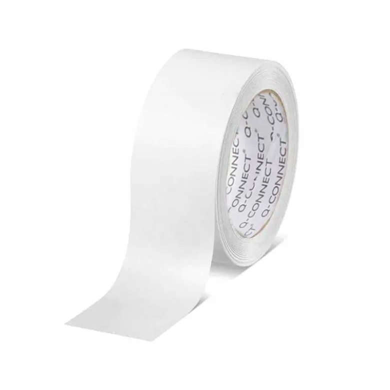 Cinta adhesiva polipropileno Q-Connect 66 mt x 50 mm blanca