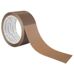 Cinta adhesiva polipropileno marca Q-Connect para embalaje 66 mt x 50 mm