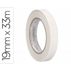 CINTA ADHESIVA Q-CONNECT DOBLE CARA 33 MT X 19 MM