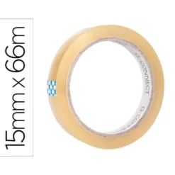 CINTA ADHESIVA Q-CONNECT 66 M X 15 MM