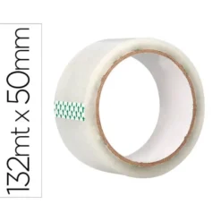 CINTA ADHESIVA Q-CONNECT POLIPROPILENO TRANSPARENTE 132 MT X 50 MM PARA EMBALAJE