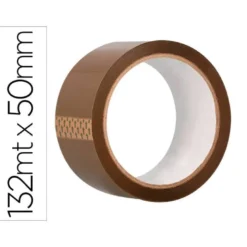 CINTA ADHESIVA Q-CONNECT POLIPROPILENO HAVANA 132 MT X 50 MM PARA EMBALAJE