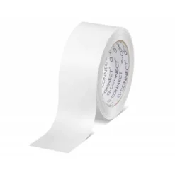 Cinta adhesiva Q-Connect Polipropileno color Blanca 66m x 75mm Para embalaje
