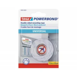 Cinta adhesiva Tesa Doble cara Powerbond Universal uso interior 1,5m x 19mm