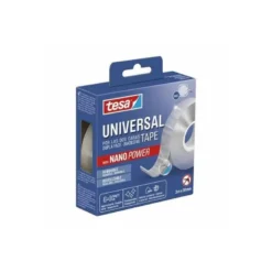 CINTA ADHESIVA TESA DOBLE CARA NANO UNIVERSAL TRANSPARENTE 3 MT X 30 MM