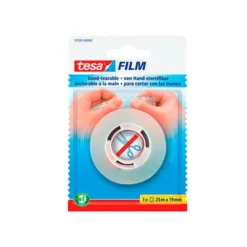 Cinta adhesiva Tesafilm Sin uso de tijeras 25m x 19mm