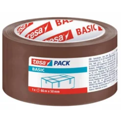 Cinta adhesiva Tesa marron Basic 66 m x 50 mm